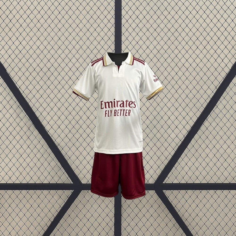 Pack Trío de Equipaciones Arsenal Niño 25-26 (Local + Visitante + 3ª)