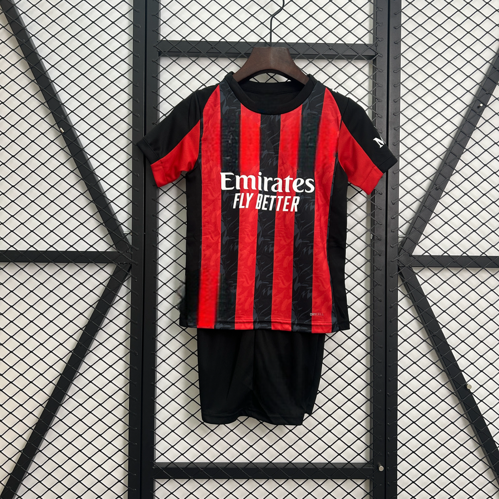Pack Trío de Equipaciones AC Milan Niño 25-26 (Local + Visitante + 3ª)