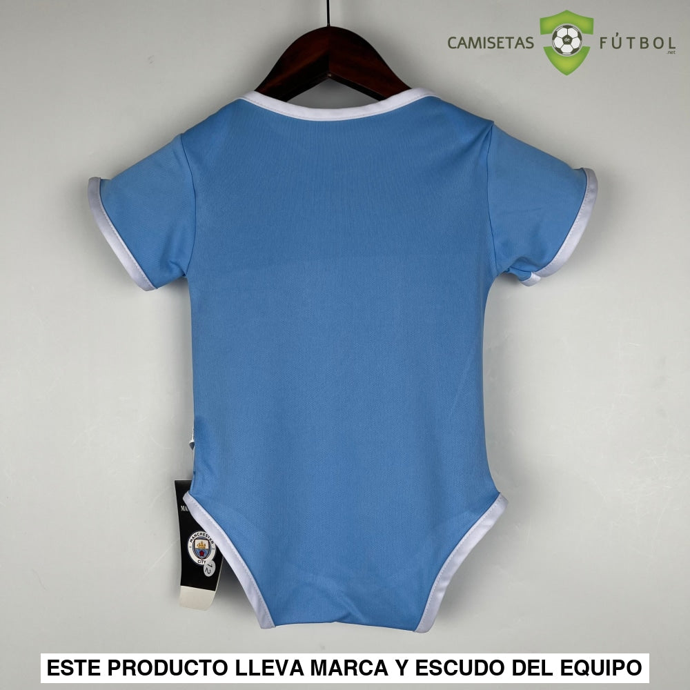 Body Bebé Manchester City 23-24 Local Bodys Para Bebés