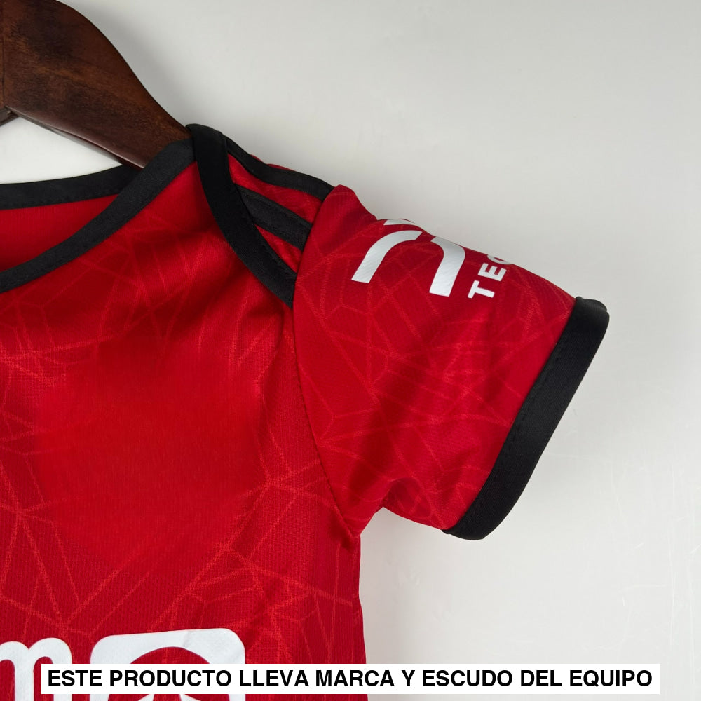 Body Bebé Manchester United 23-24 Local Bodys Para Bebés