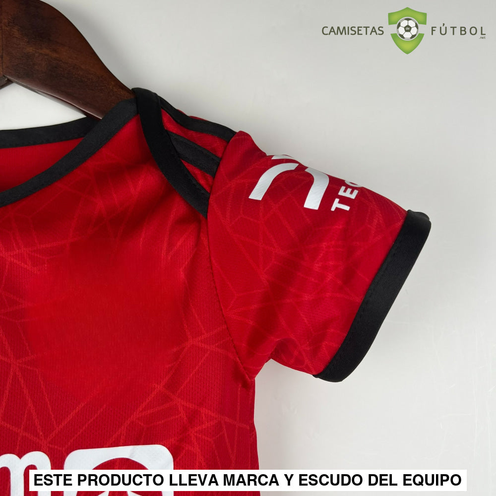 Body Bebé Manchester United 23-24 Local Bodys Para Bebés