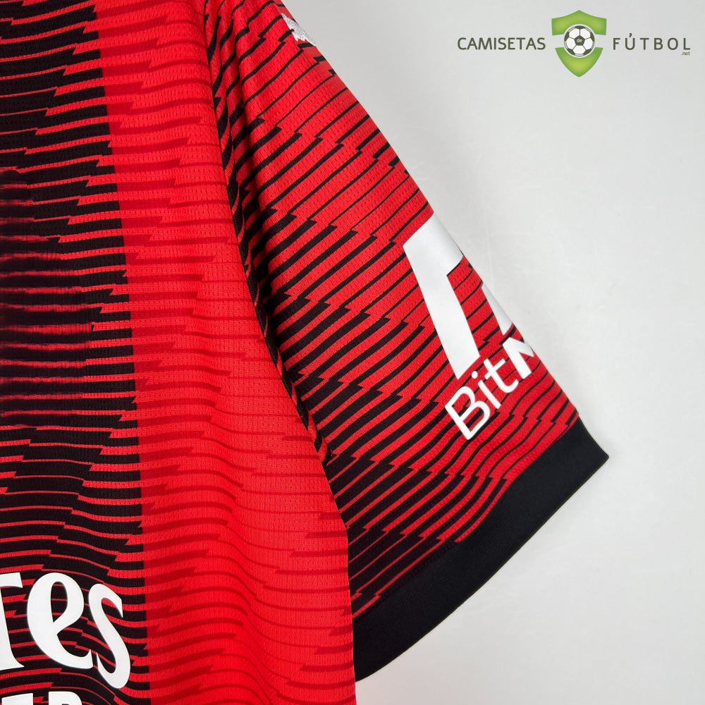 Camiseta Ac Milan 23-24 Local Parche Especial