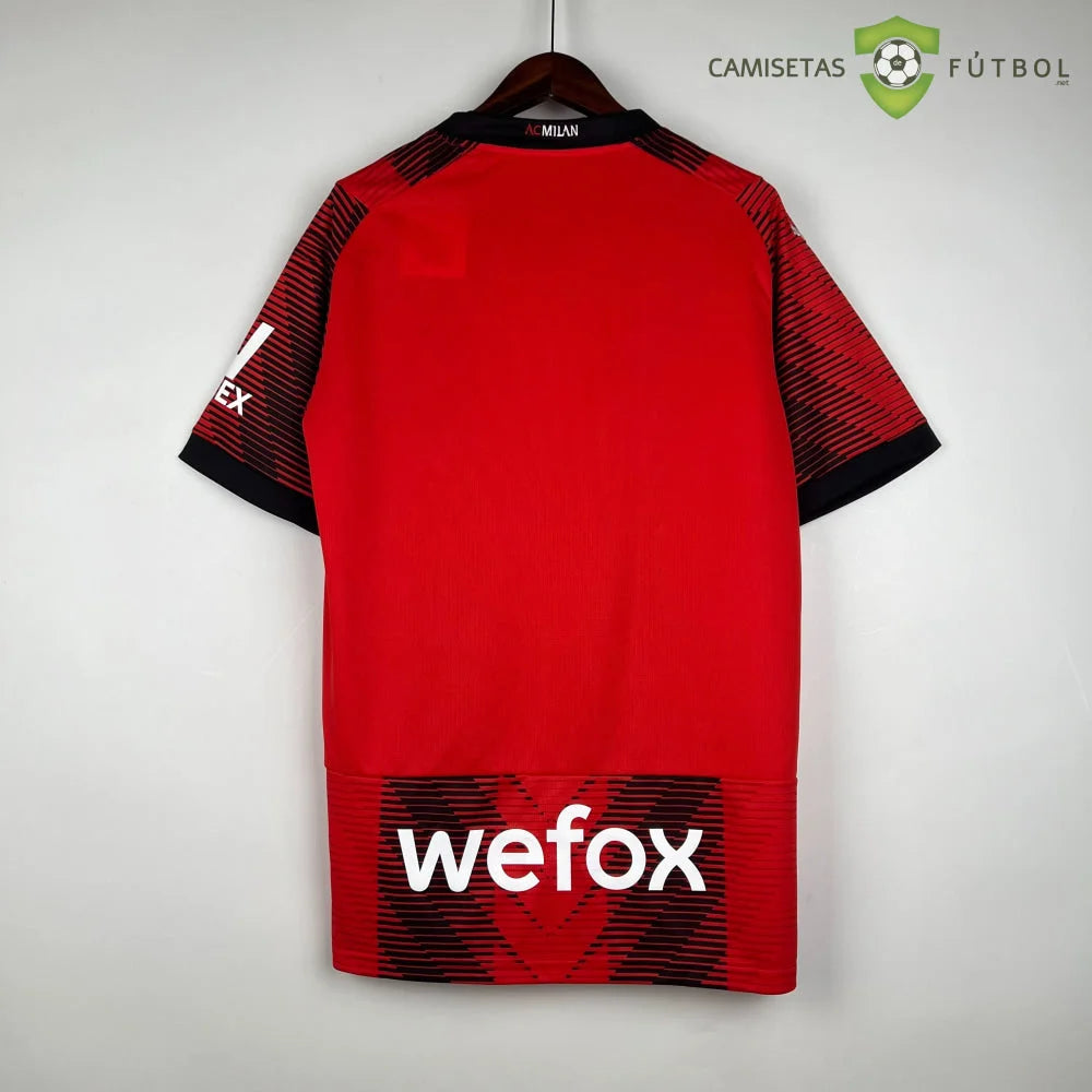 Camiseta Ac Milan 23-24 Local Parche Especial
