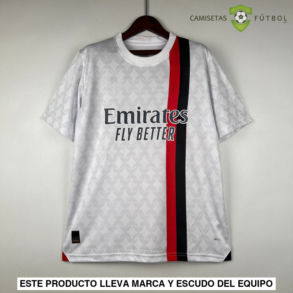 Camiseta Ac Milan 23-24 Visitante Parche Especial