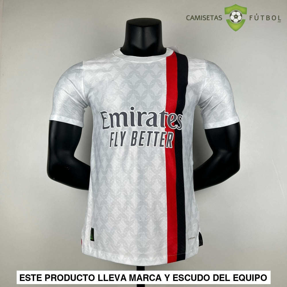 Camiseta Ac Milan 23-24 Visitante (Player Version) Parche Especial