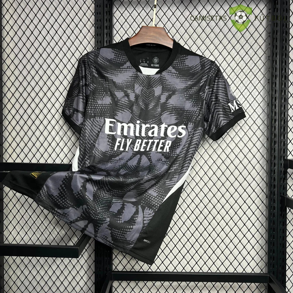 Camiseta Ac Milan 24-25 Portero Negro De Futbol