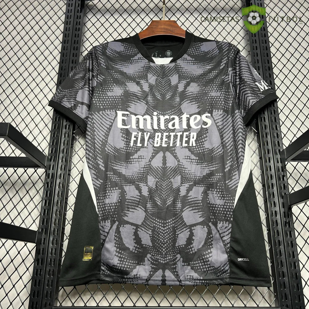 Camiseta Ac Milan 24-25 Portero Negro De Futbol
