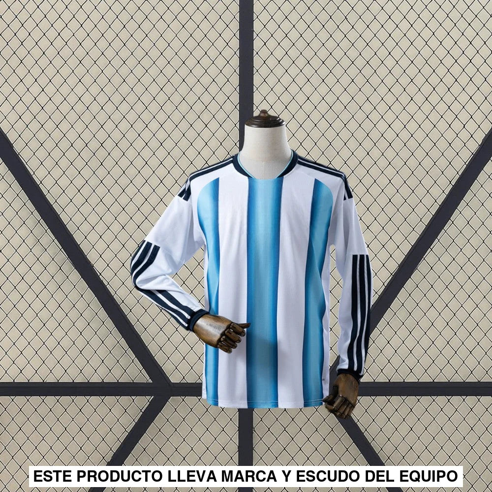 Camiseta Argentina 26-27 Local Manga Larga FIFA 2026 Camiseta Fan