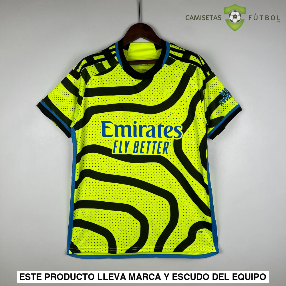 Camiseta Arsenal 23-24 Visitante Personalizado