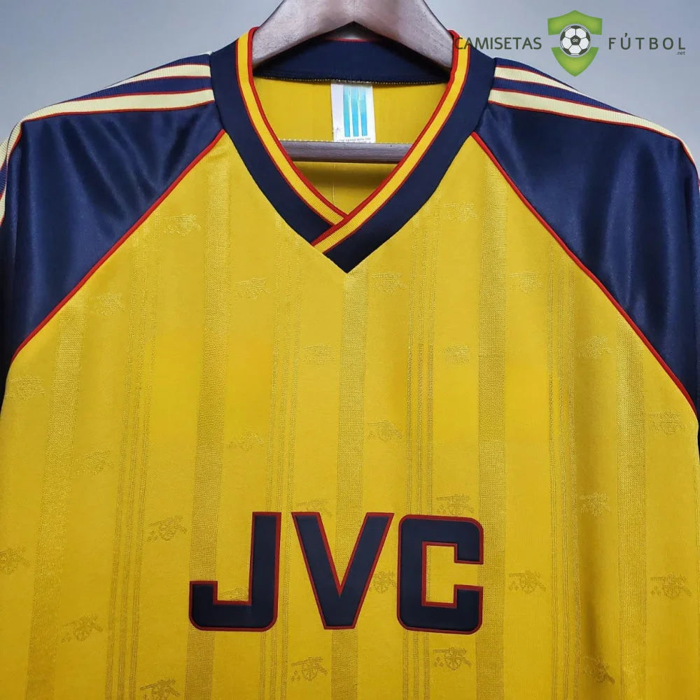 Camiseta Arsenal 88-89 Visitante (Versión Retro) De Futbol