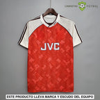Camiseta Arsenal 90-92 Local Versión Retro) De Futbol