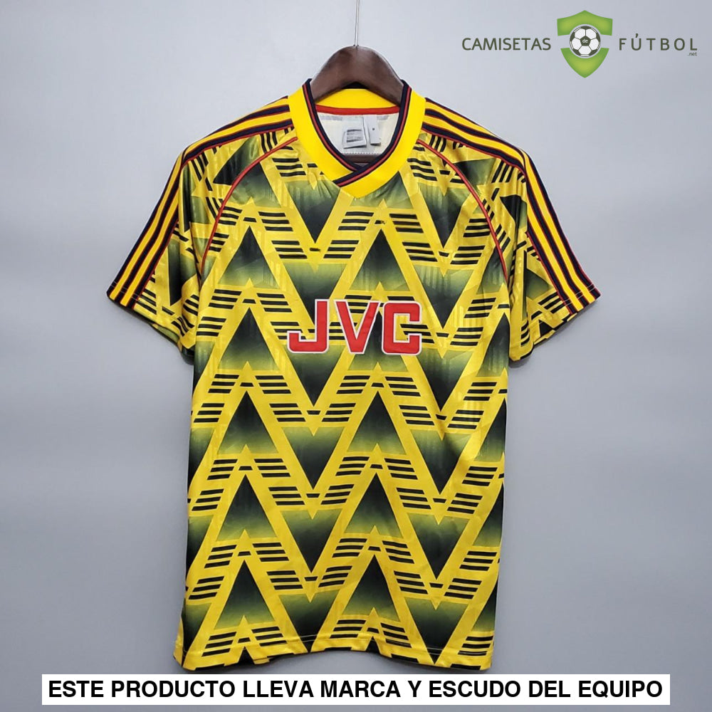 Camiseta Arsenal 91-93 Visitante (Versión Retro) De Futbol