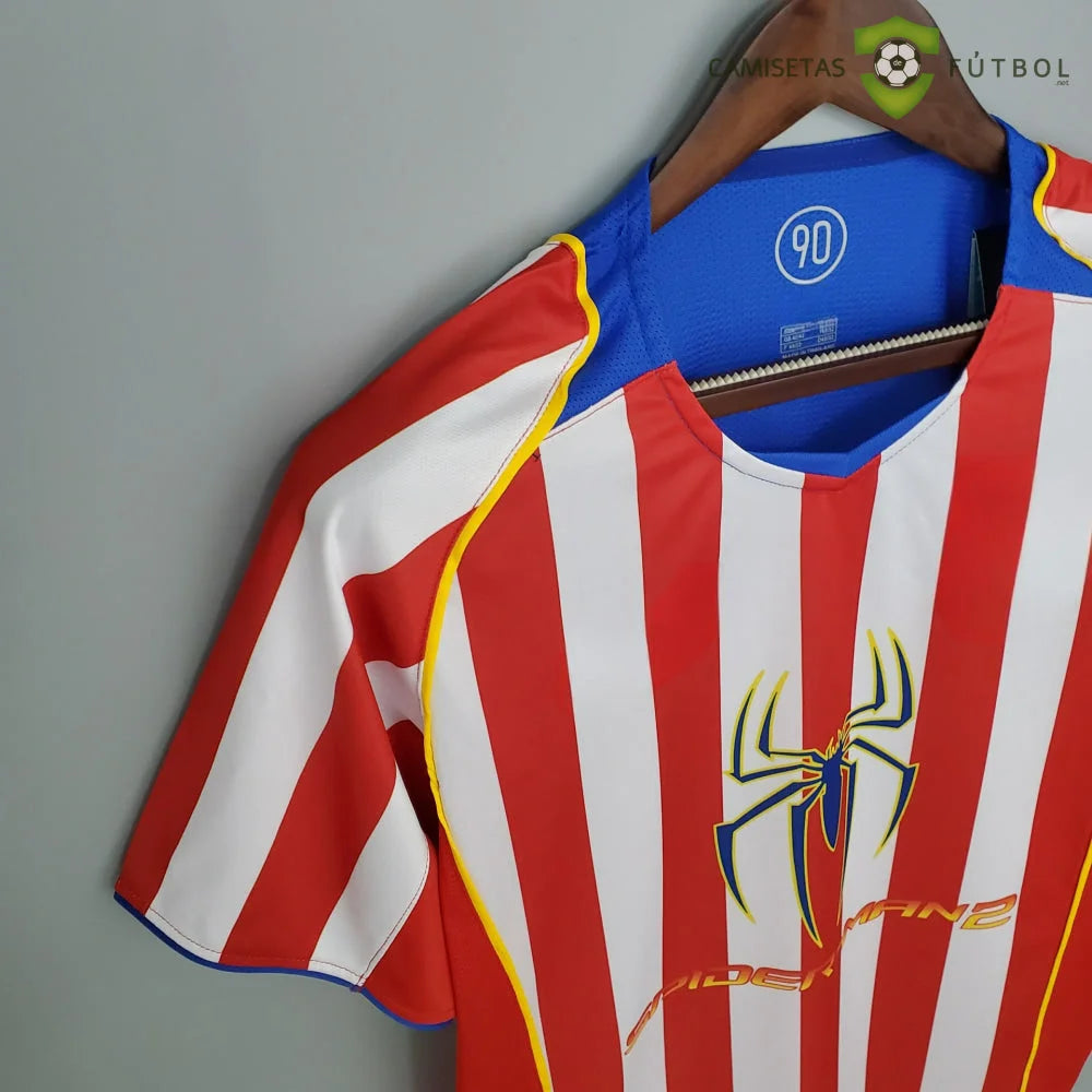 Camiseta Atlético De Madrid 04 - 05 Local (Versión Retro) Futbol