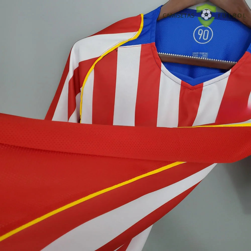 Camiseta Atlético De Madrid 04 - 05 Local (Versión Retro) Futbol