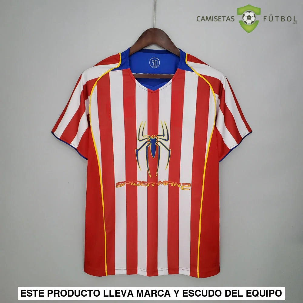 Camiseta Atlético De Madrid 04 - 05 Local (Versión Retro) Futbol
