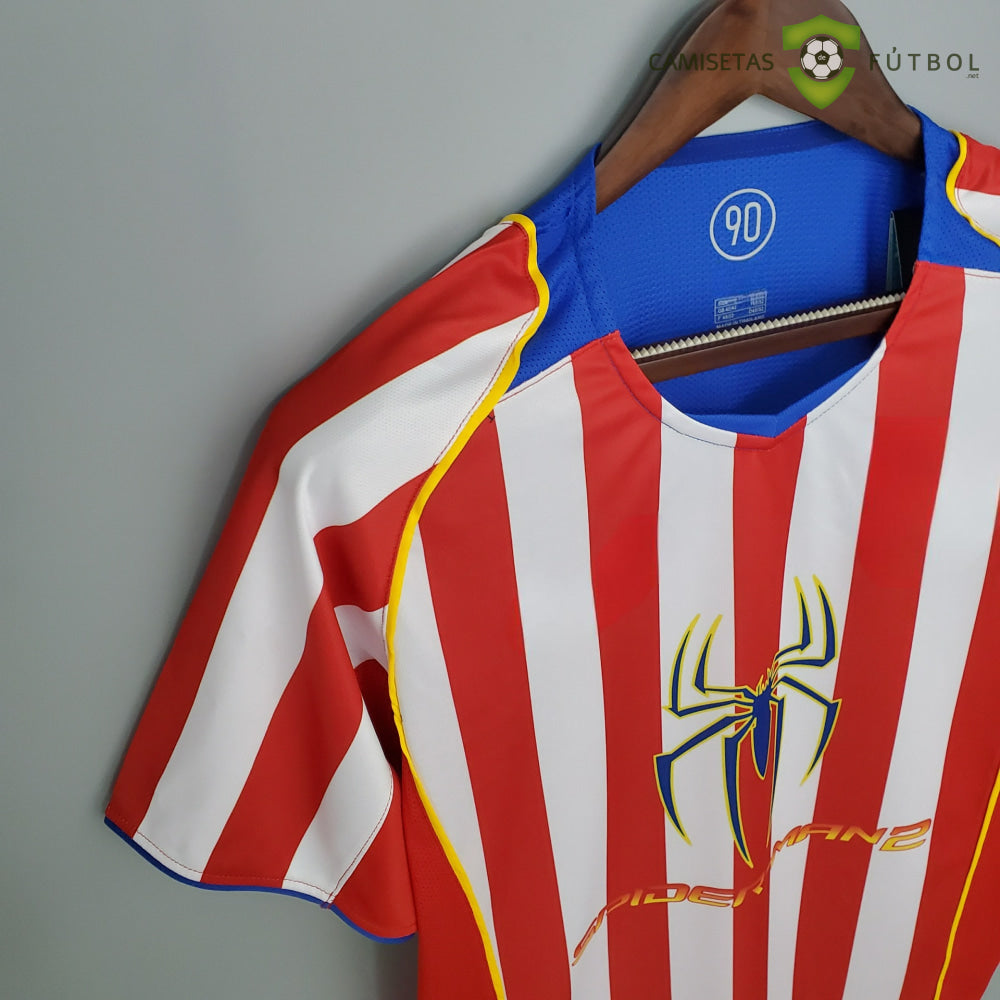 Camiseta Atlético De Madrid 04 - 05 Local (Versión Retro) Futbol