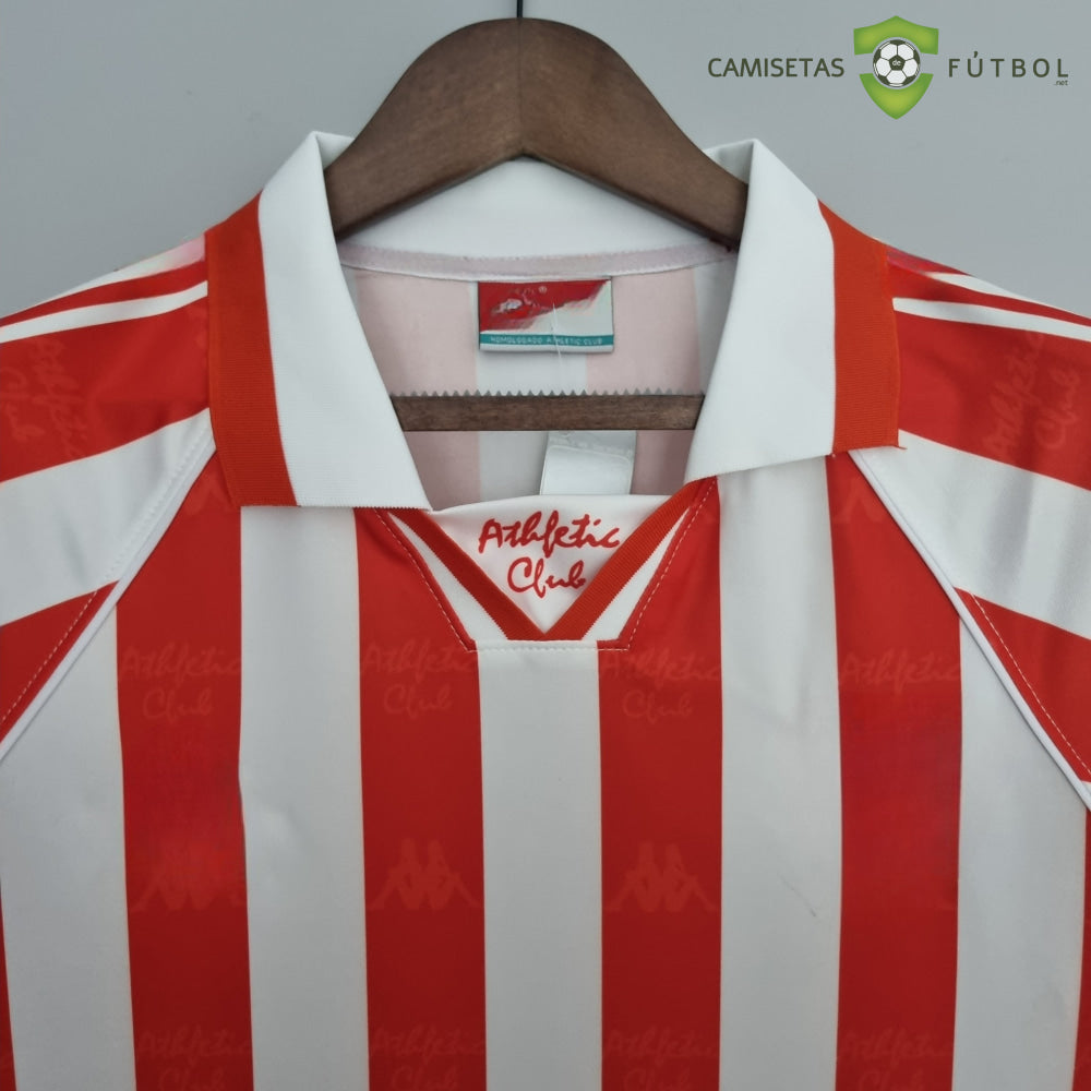 Camiseta Atlhetic De Bilbao 95-97 Local (Versión Retro) Futbol