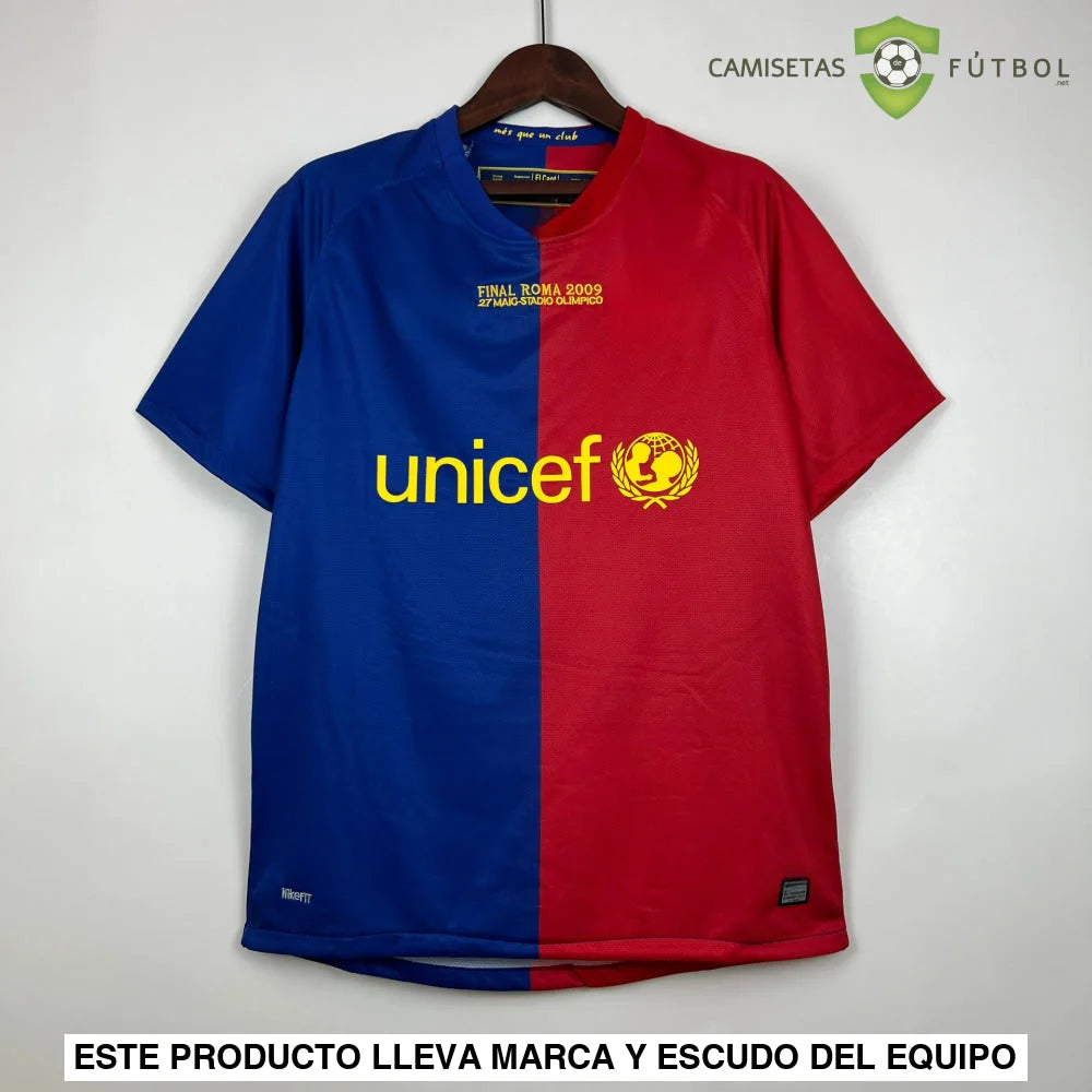 Camiseta Barcelona 08 - 09 Local (Versión Retro) De Futbol