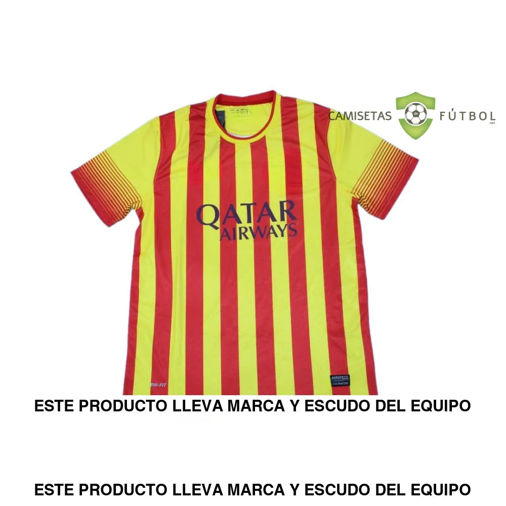 Camiseta Barcelona 13 - 14 Visitante (Versión Retro) De Futbol