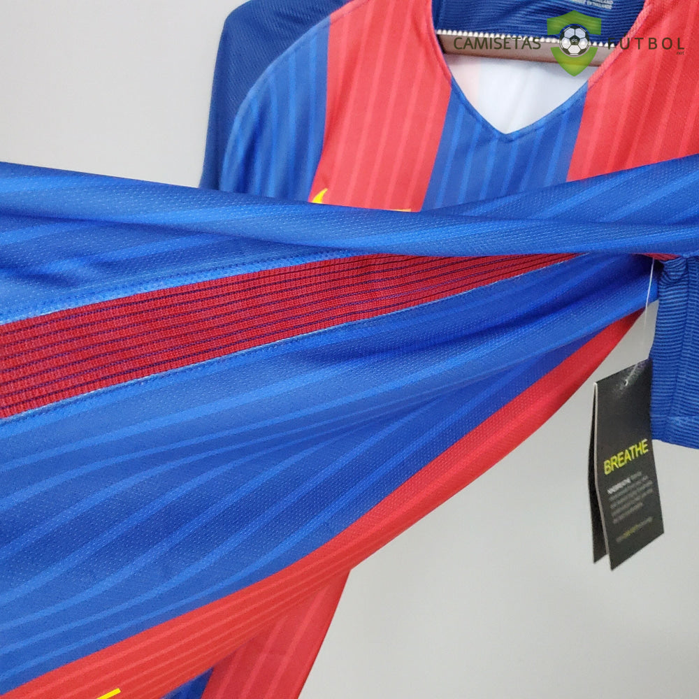 Camiseta Barcelona 16-17 Local (Versión Retro) Parche Especial