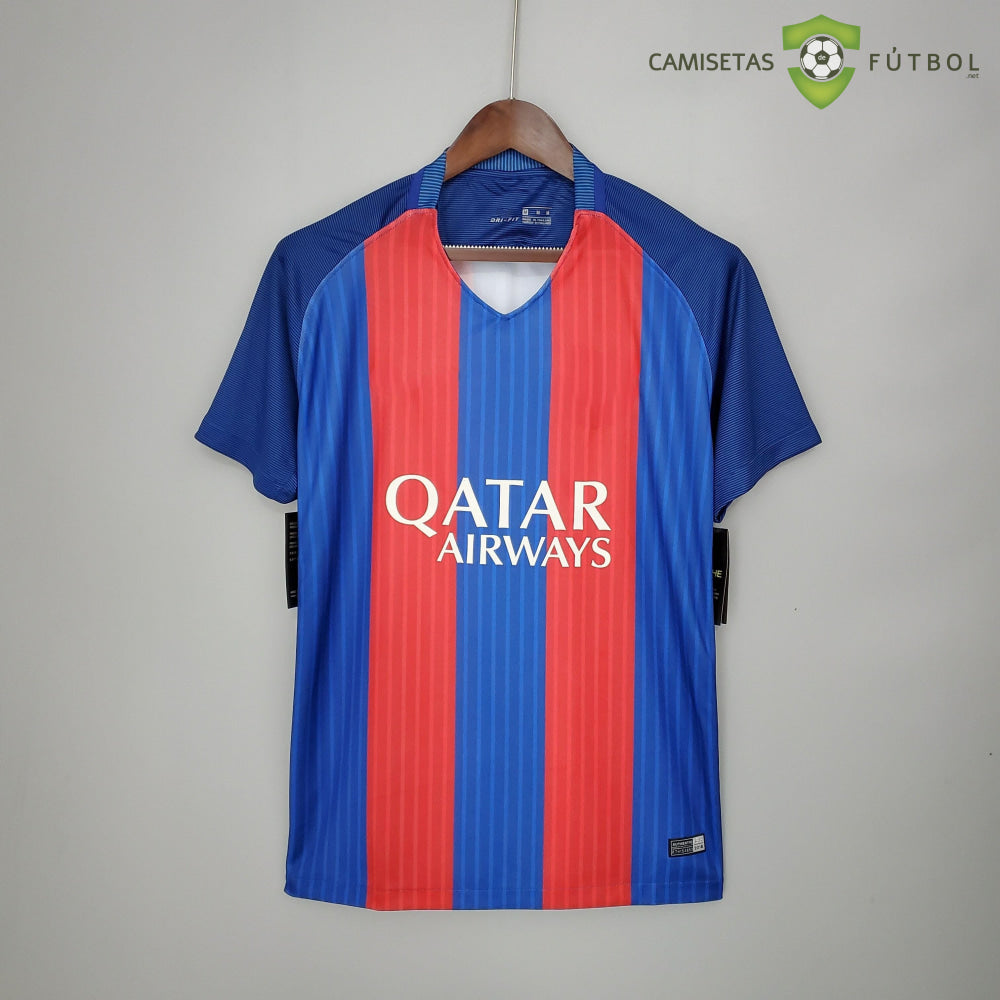 Camiseta Barcelona 16-17 Local (Versión Retro) Parche Especial