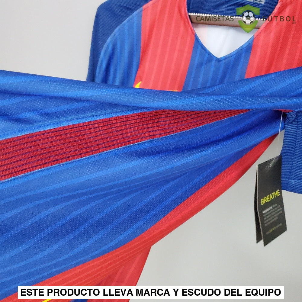 Camiseta Barcelona 16-17 Local (Versión Retro) Parche Especial