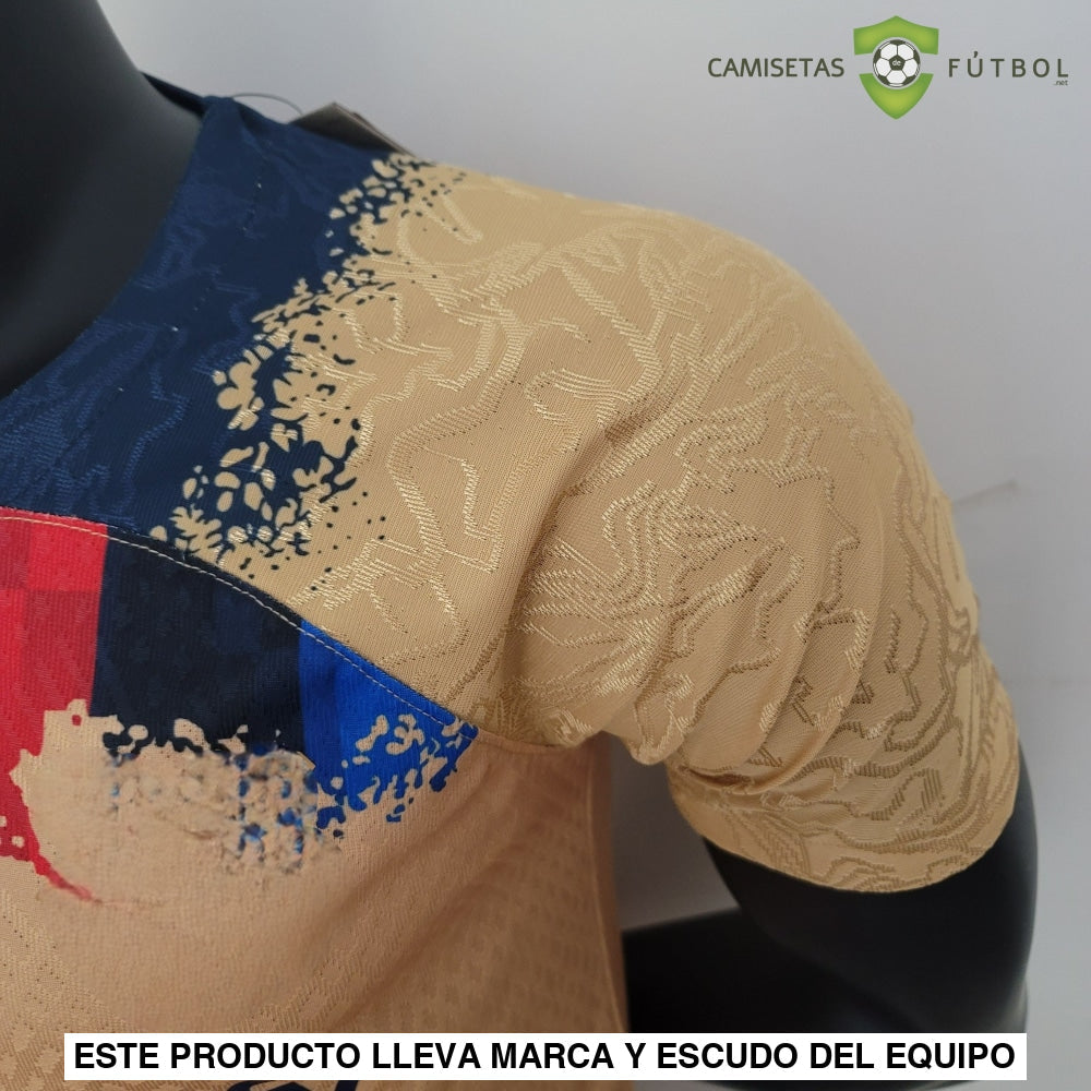 Camiseta Barcelona 23-24 Edicion Especial Mezclado (Player Version) Parche