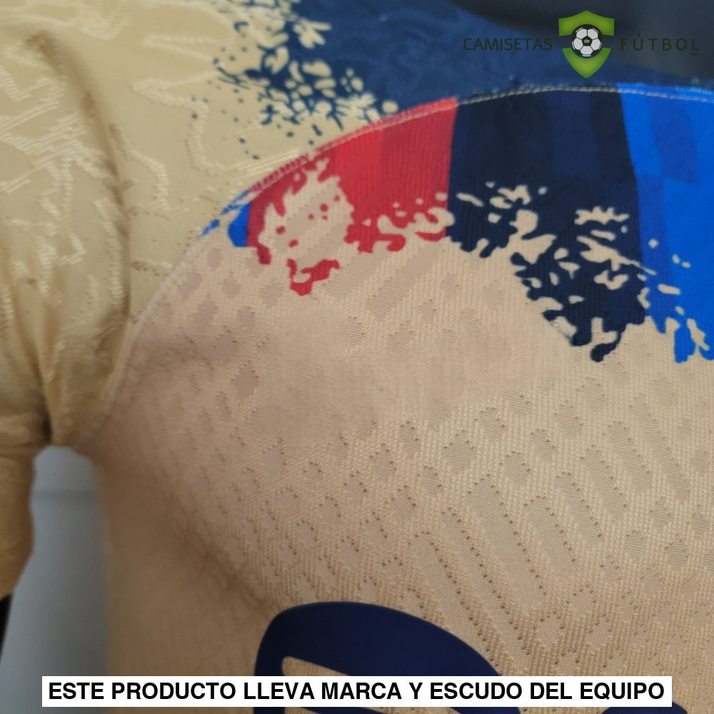 Camiseta Barcelona 23-24 Edicion Especial Mezclado (Player Version) Parche