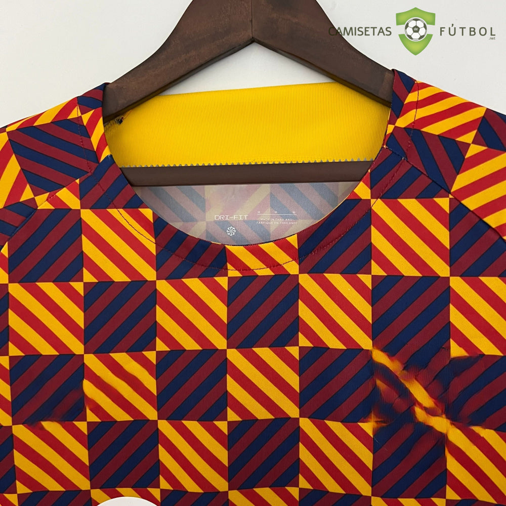 Camiseta Barcelona 23-24 Entreno 2 Parche Especial