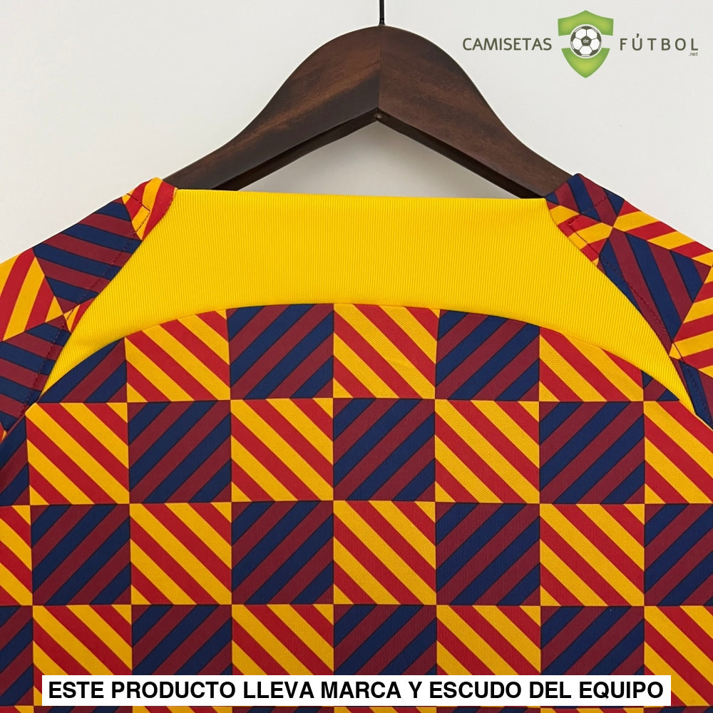 Camiseta Barcelona 23-24 Entreno 2 Parche Especial