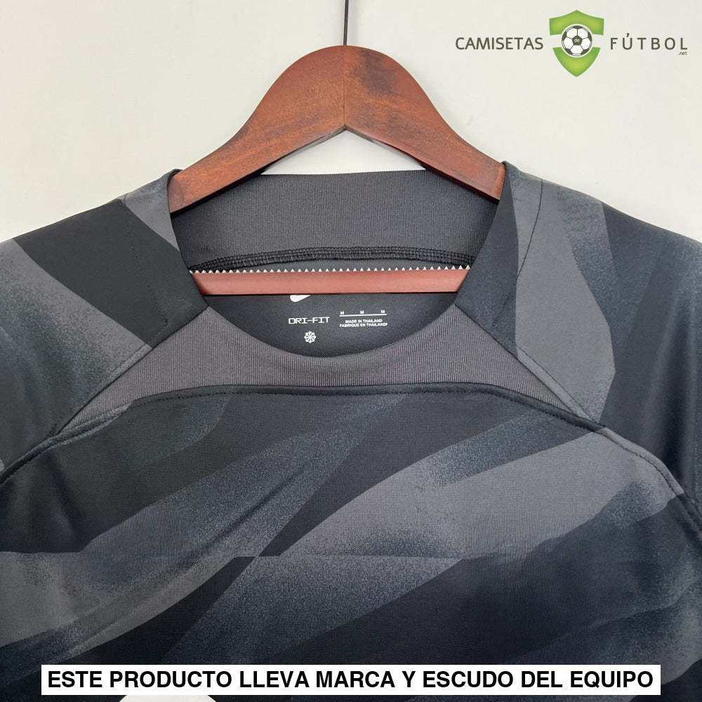 Camiseta Barcelona 23-24 Portero Negro Parche Especial