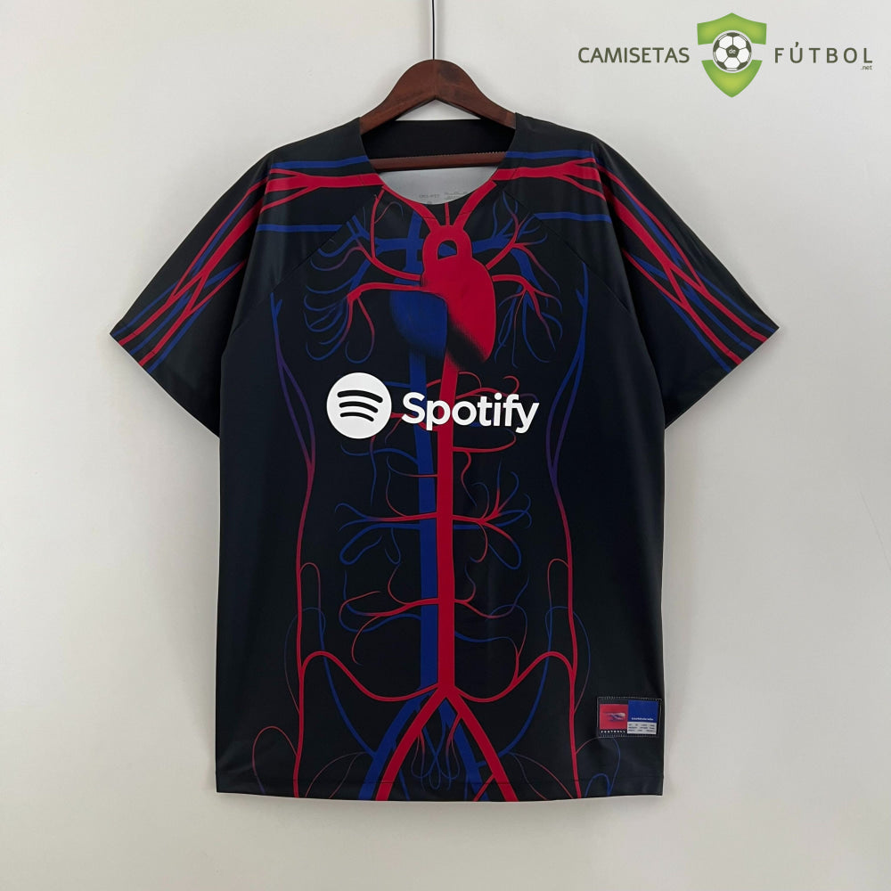 Camiseta Barcelona 23-24 Pre-Partido Patta Corazón Parche Especial