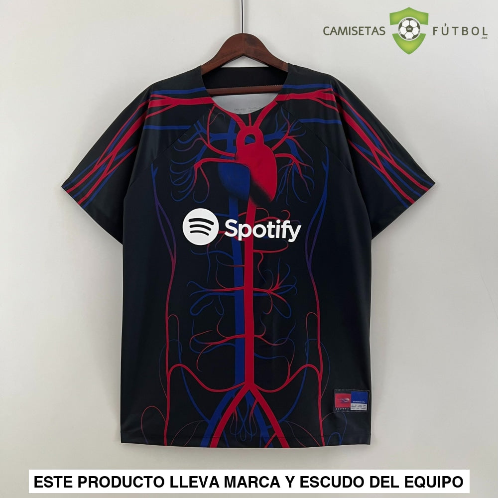 Camiseta Barcelona 23-24 Pre-Partido Patta Corazón Parche Especial