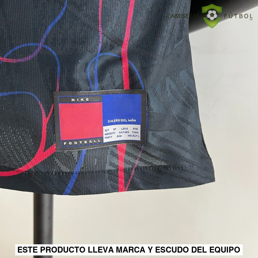 Camiseta Barcelona 23-24 Pre-Partido Patta Corazón (Player Version) Parche Especial
