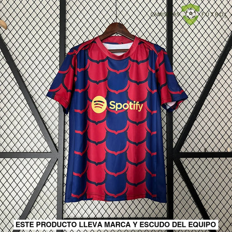 Maglia Barcellona 24-25 Pre-Partido da calcio