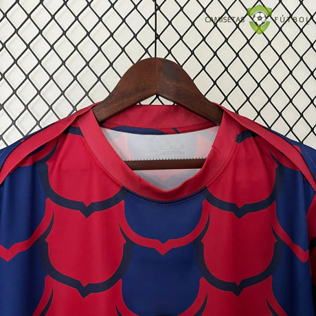 Maglia Barcellona 24-25 Pre-Partido da calcio