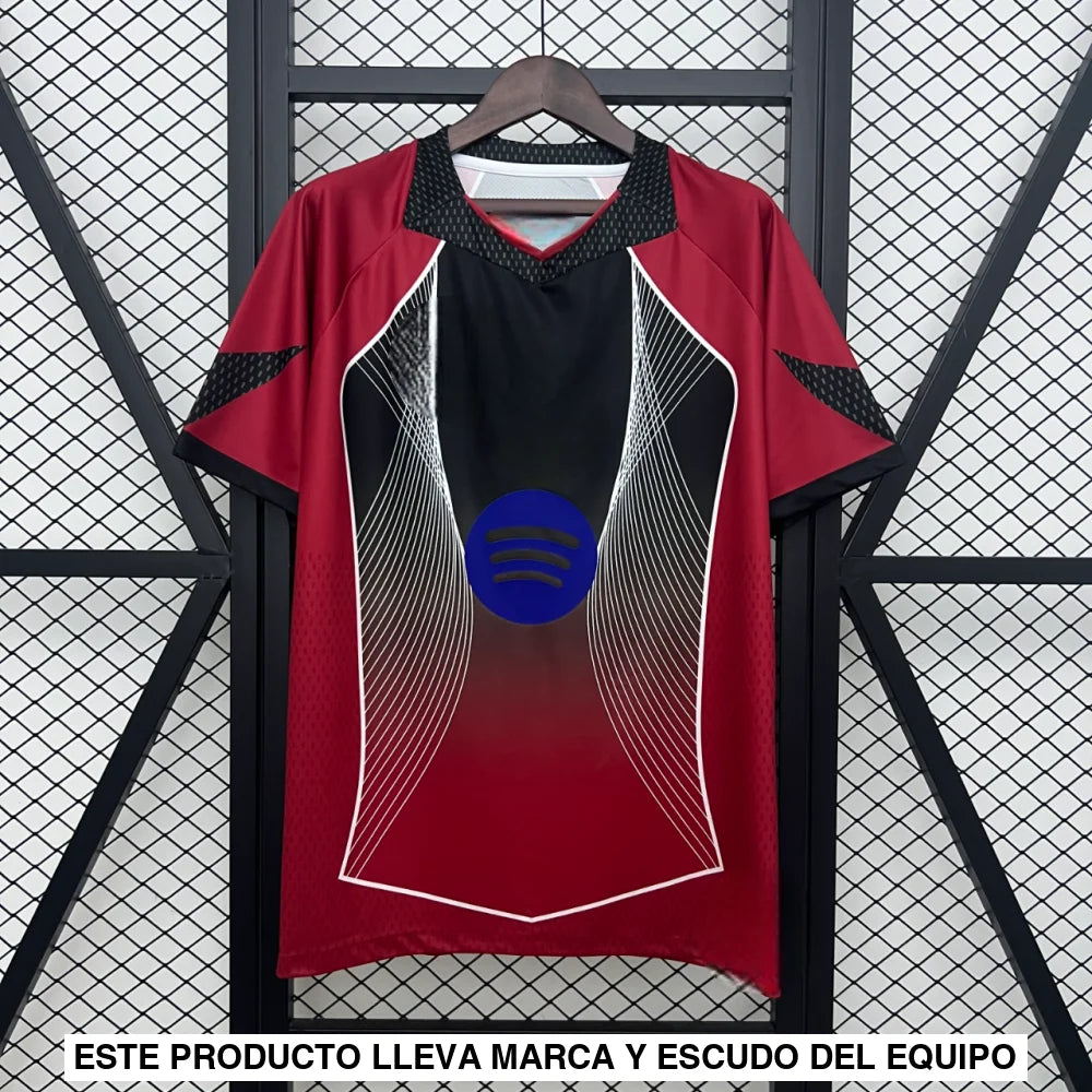 Camiseta Barcelona 25-26 Edición Especial roja/negra Camiseta Fan