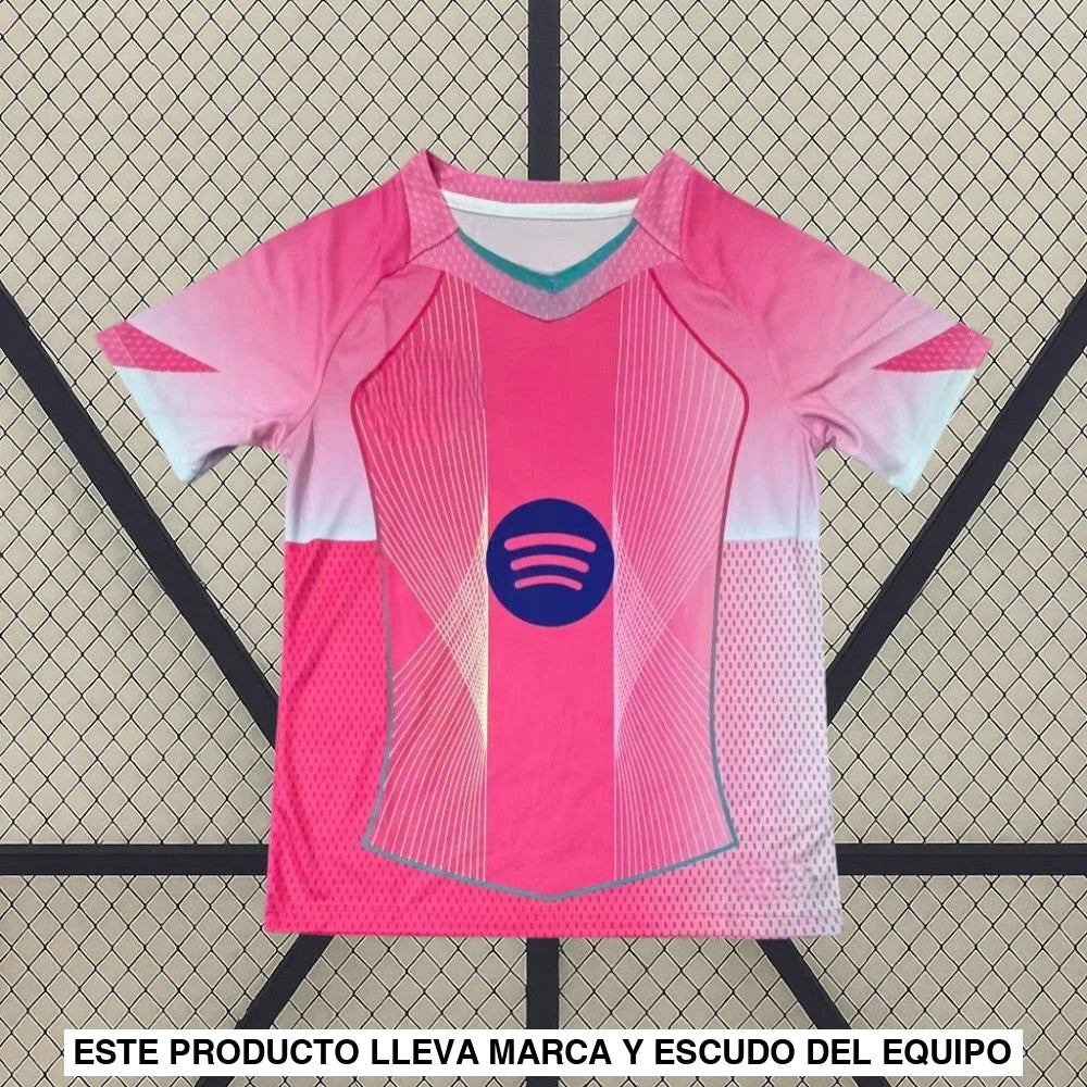 Camiseta Barcelona 25 26 Edicion Especial Rosa Camiseta Fan