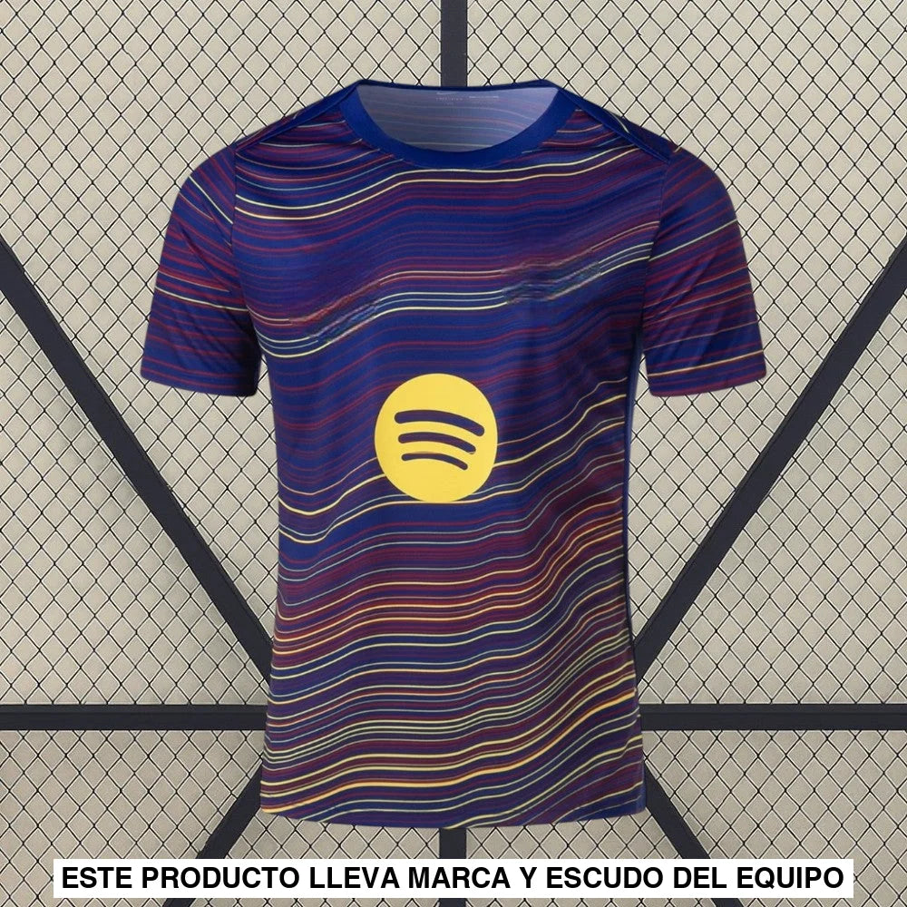 Camiseta Barcelona 25 26 Pre Partido Camiseta Fan