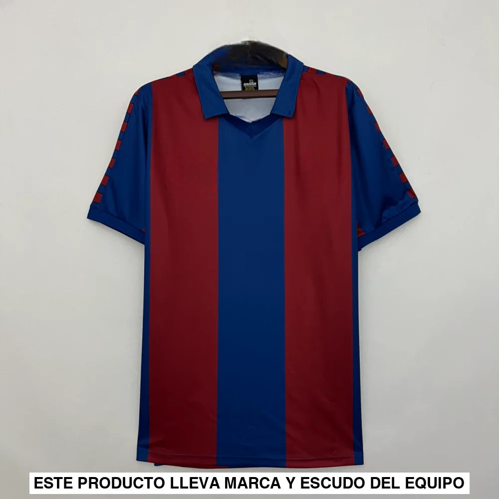 Camiseta Barcelona 80-82 Local (Versión Retro) Camiseta Fan
