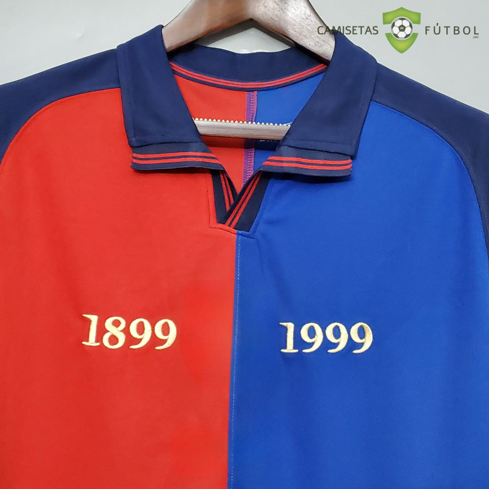 Camiseta Barcelona 99 - 00 Local (Versión Retro) De Futbol