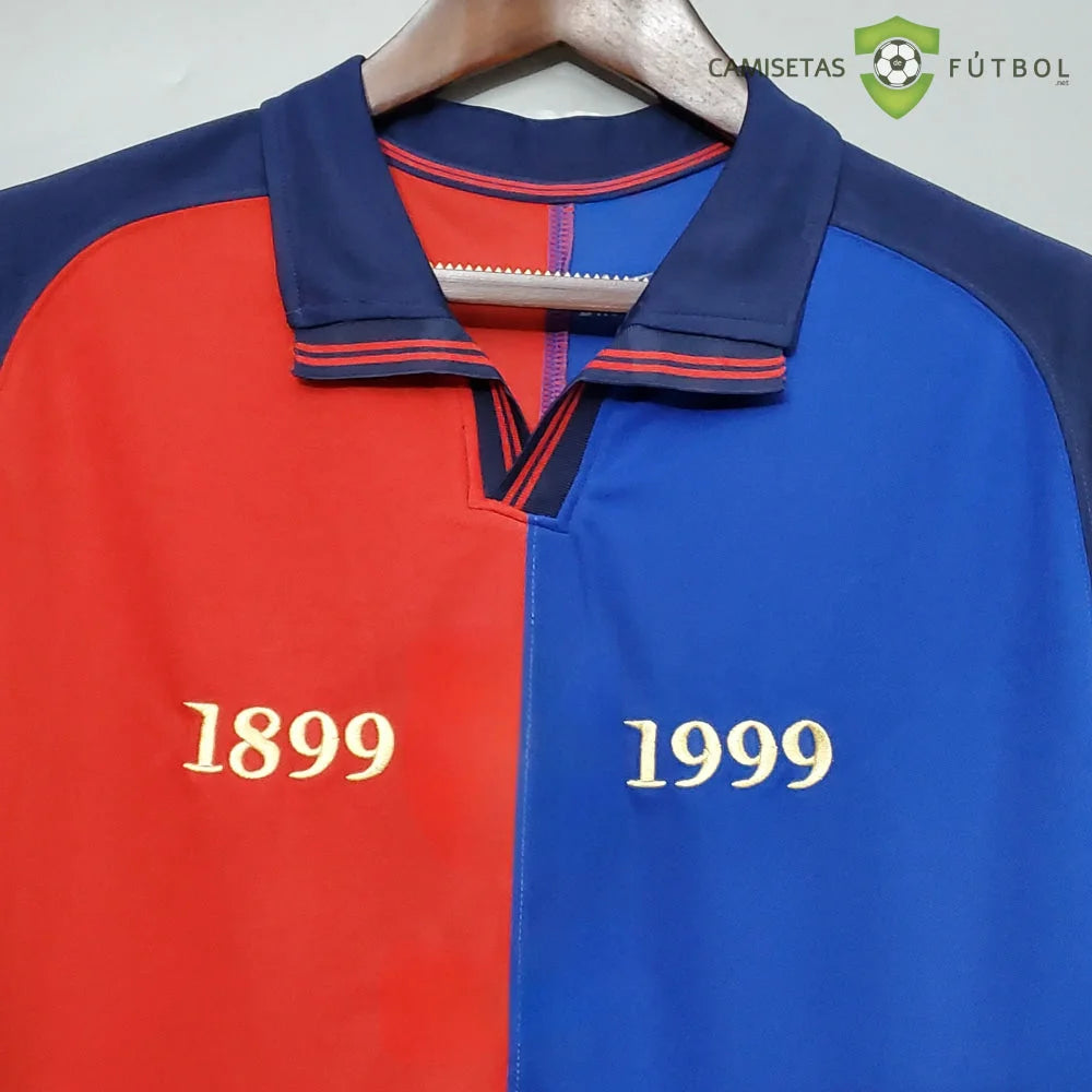Camiseta Barcelona 99 - 00 Local (Versión Retro) De Futbol