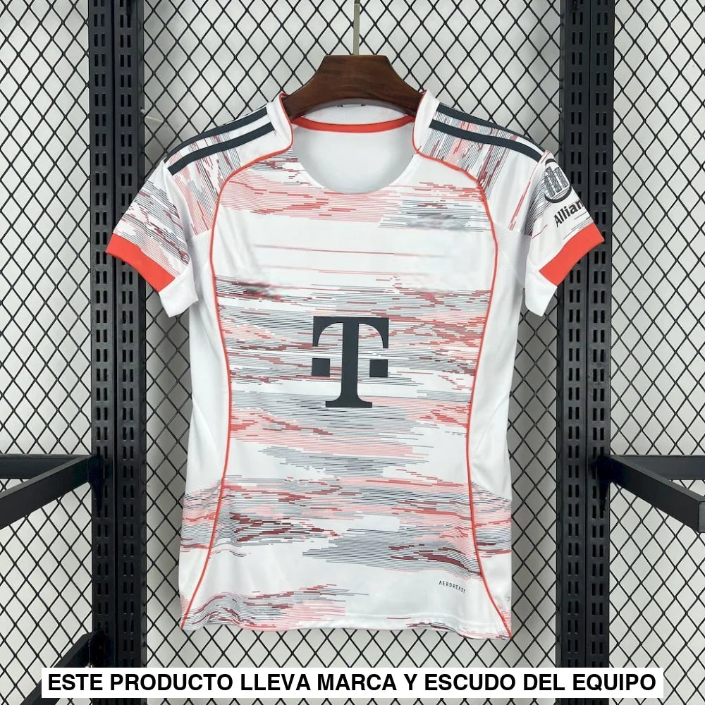 Camiseta Bayern Munich 25-26 Visitante Femenina Camiseta Femenina