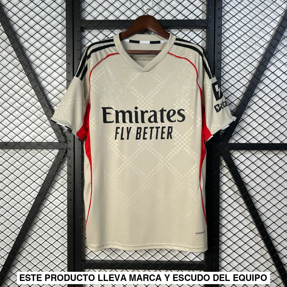 Camiseta Benfica 25 26 Visitante Camiseta Fan