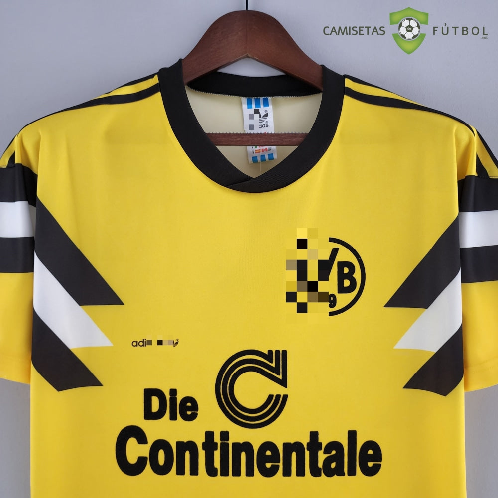 Camiseta Borussia Dortmund 89-90 Local (Versión Retro) Sin Personalización