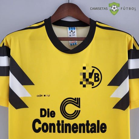 Camiseta Borussia Dortmund 89-90 Local (Versión Retro) Sin Personalización