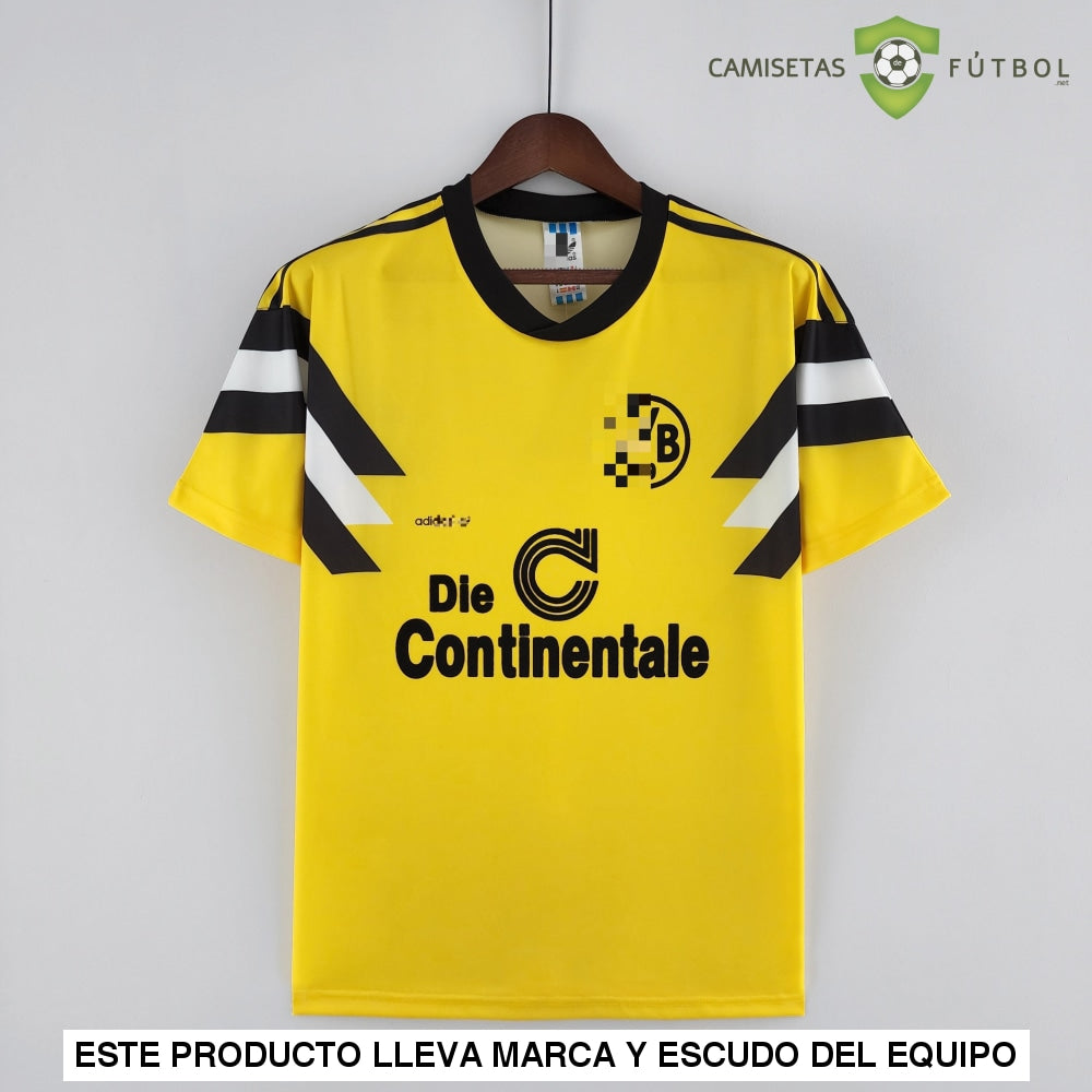 Camiseta Borussia Dortmund 89-90 Local (Versión Retro) Sin Personalización