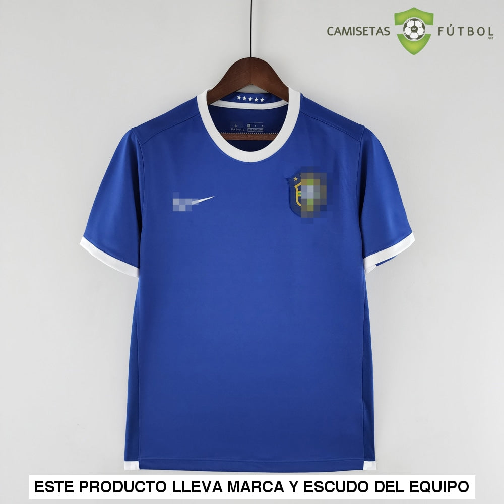 Camiseta Brasil 06-07 Visitante (Versión Retro) Sin Personalización