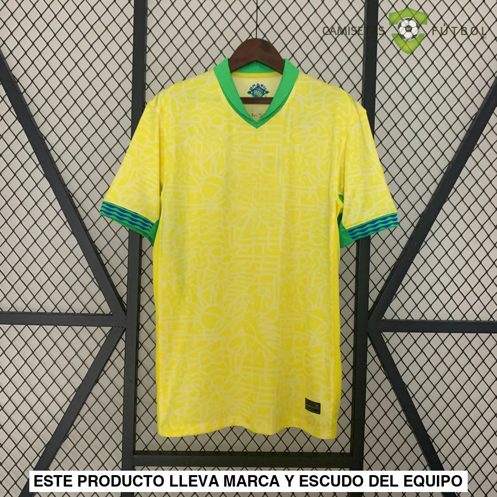 Camiseta Brasil 24-25 Local De Futbol