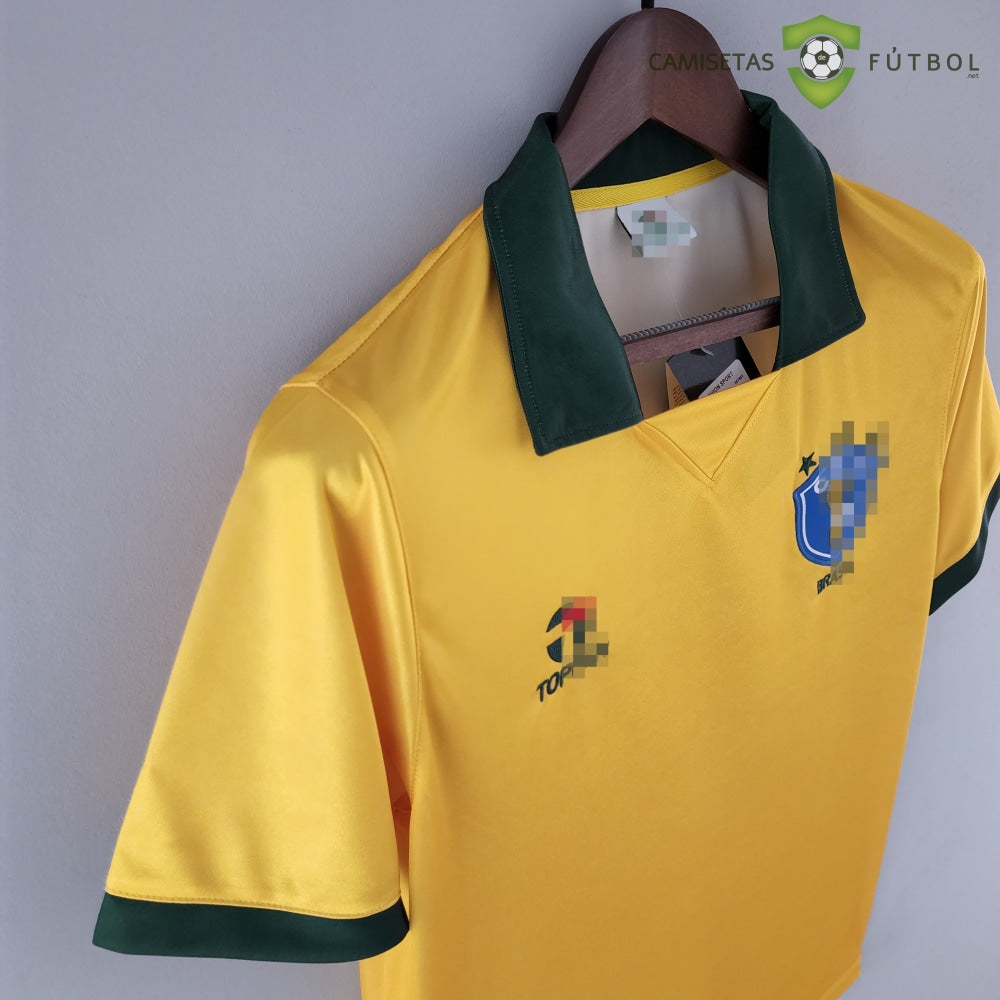 Camiseta Brasil 88-89 Local (Versión Retro) Sin Personalización